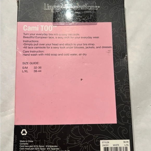 Fashion Forms Cami Too white to turn any cami into a bra - Picture 4 of 4